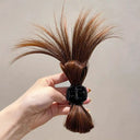 Half Tie Feather Crab Clip for High Ponytail Accessory Half Tie Feather Crab Clip for High Ponytail Accessory
