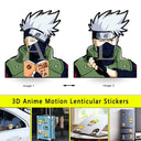NARUTO Anime 3D Motion Lenticular Waterproof Stickers Set NARUTO Anime 3D Motion Lenticular Waterproof Stickers Set