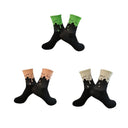 Cactus Jack Hip Hop Crew Socks Sporty Style For Occasions Cactus Jack Hip Hop Crew Socks Sporty Style For Occasions