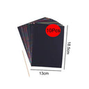 Spirograph Rainbow Scratch Art Set Creative Drawing Kit for Kids Spirograph Rainbow Scratch Art Set Creative Drawing Kit for Kids