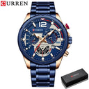 Stylish Stainless Steel Men's Watch Premium Chronograph Timepiece Stylish Stainless Steel Men's Watch Premium Chronograph Timepiece