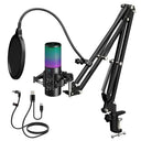 Gaming USB Microphone Noise Cancellation And RGB Features Gaming USB Microphone Noise Cancellation And RGB Features