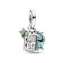 New 925 Sterling Silver Wolf Head Dumbo Pendant Beads New 925 Sterling Silver Wolf Head Dumbo Pendant Beads