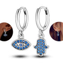 Zircon Heart Shaped Silver Earrings Elegant Gift for Women Zircon Heart Shaped Silver Earrings Elegant Gift for Women