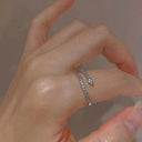 Heart-Shaped Zircon Ring Elegant Wedding Band Mood Tracker Heart-Shaped Zircon Ring Elegant Wedding Band Mood Tracker