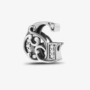 925 Sterling Silver Zircon Vine 26 Letters Pendants Bead 925 Sterling Silver Zircon Vine 26 Letters Pendants Bead