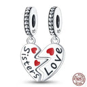 Sterling Silver Red Heart Beads for Pandora Jewelry Gifts Sterling Silver Red Heart Beads for Pandora Jewelry Gifts