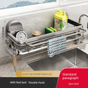 Punch-Free Storage Rack Wall-Mounted Tool For Kitchen Punch-Free Storage Rack Wall-Mounted Tool For Kitchen
