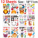 Create Your Own Animal Faces Stickers Set for Fun Crafts Create Your Own Animal Faces Stickers Set for Fun Crafts