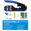 RJ45 Network Cable Crimper Kit Efficient Wire Stripping Pliers RJ45 Network Cable Crimper Kit Efficient Wire Stripping Pliers