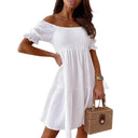 Summer Vibes Off Shoulder Sundress For Stylish Elegance Summer Vibes Off Shoulder Sundress For Stylish Elegance