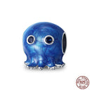 Ocean-Themed Sterling Silver Charms Set for Bracelets Ocean-Themed Sterling Silver Charms Set for Bracelets