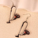 Dangle Earrings Set Electrical Appliances Cute Funny Gift Dangle Earrings Set Electrical Appliances Cute Funny Gift