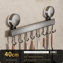 Suction Cup Punch-Free Wall Condiment Hook Rack Storage Suction Cup Punch-Free Wall Condiment Hook Rack Storage