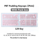 PBT Pudding Keycaps Set for Custom RGB Backlit Keyboards PBT Pudding Keycaps Set for Custom RGB Backlit Keyboards