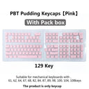 Premium PBT Pudding Keycaps Set For RGB Backlit Keyboards Premium PBT Pudding Keycaps Set For RGB Backlit Keyboards
