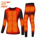 Ski Thermal Heated Underwear Winter Warm Underwear Men Women Ski Thermal Heated Underwear Winter Warm Underwear Men Women