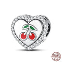 Sterling Silver Red Heart Beads for Pandora Jewelry Gifts Sterling Silver Red Heart Beads for Pandora Jewelry Gifts