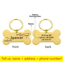 Personalized Pet ID Tag: Stylish Bone Engraved Pendant Personalized Pet ID Tag: Stylish Bone Engraved Pendant