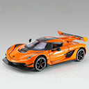 Attack Alloy Diecast Metal Racing Car Koenigsegg Jesko Model Attack Alloy Diecast Metal Racing Car Koenigsegg Jesko Model