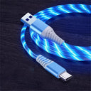Flow Luminous LED Fast Charging Cable Stylish Data Cord Flow Luminous LED Fast Charging Cable Stylish Data Cord