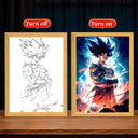 Dragon Ball Z Goku Vegeta Led Night Light Photo Frame Dragon Ball Z Goku Vegeta Led Night Light Photo Frame