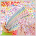 200 Cute Stickers Set for Kids Scrapbooking Kit 200 Cute Stickers Set for Kids Scrapbooking Kit