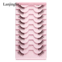 Wispy Faux Mink Half Lashes for Eye Enhancement Comfort Wispy Faux Mink Half Lashes for Eye Enhancement Comfort