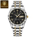 Poedagar Square Quartz Watch Elegant Business Timepiece Poedagar Square Quartz Watch Elegant Business Timepiece