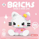 Hello Kitty Building Block Anime Figure Puzzle Ornament Gift Hello Kitty Building Block Anime Figure Puzzle Ornament Gift