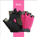 Gym Gloves Fingerless Anti-Slip Shock-Absorbing Sports Gloves Gym Gloves Fingerless Anti-Slip Shock-Absorbing Sports Gloves