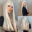 Wine Red Cosplay Wig Long Straight Hair Heat Resistant Wine Red Cosplay Wig Long Straight Hair Heat Resistant
