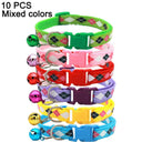 Colorful Bell Collar for Cat and Puppy with Adjustable Necklace Colorful Bell Collar for Cat and Puppy with Adjustable Necklace