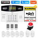 Smart WiFi GSM Alarm System With Remote Access LCD Display Smart WiFi GSM Alarm System With Remote Access LCD Display