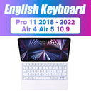 Backlit Keyboard for iPad with Trackpad and Adjustable Angles Backlit Keyboard for iPad with Trackpad and Adjustable Angles