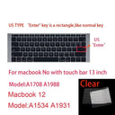 MacBook Silicone Keyboard Cover Transparent Protector 1 Year MacBook Silicone Keyboard Cover Transparent Protector 1 Year