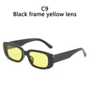 Trendy Vintage Rectangle Sunglasses for Women UV400 Shades Trendy Vintage Rectangle Sunglasses for Women UV400 Shades