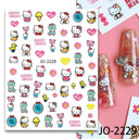 Adorable Cartoon Hello Kitty Nail Sticker Set for Nail Art Adorable Cartoon Hello Kitty Nail Sticker Set for Nail Art