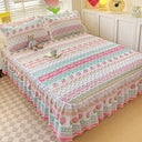 Bonenjoy Bed Skirt Cartoon Style Bed Cover Ruffled Lace Bonenjoy Bed Skirt Cartoon Style Bed Cover Ruffled Lace
