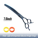 Curved Pet Grooming Shears Professional Stainless Steel Blades Curved Pet Grooming Shears Professional Stainless Steel Blades