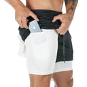 Men's 2-In-1 Camo Running and Gym Shorts Quick Dry Men's 2-In-1 Camo Running and Gym Shorts Quick Dry