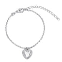 Radiant Heart Chain Bracelet Y2K Zircon Women's Jewelry Radiant Heart Chain Bracelet Y2K Zircon Women's Jewelry