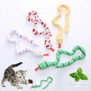 Interactive Feather Cat Toy Stick with Mini Bell Teaser Interactive Feather Cat Toy Stick with Mini Bell Teaser