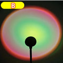 USB Sunset Lamp LED Rainbow Neon Night Light Projector USB Sunset Lamp LED Rainbow Neon Night Light Projector