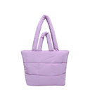 Puffer Tote Bag for Women Lightweight Down Cotton Handbag Puffer Tote Bag for Women Lightweight Down Cotton Handbag