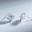 Starlight Elegance Sterling Silver Star Stud Earrings Zircon Starlight Elegance Sterling Silver Star Stud Earrings Zircon