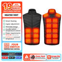 19 Areas Self Heating Vest Men's Thermal Women's USB Heated Vest 19 Areas Self Heating Vest Men's Thermal Women's USB Heated Vest