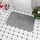 Ultra-Soft Memory Foam Bath Mat with Cobblestone Design Ultra-Soft Memory Foam Bath Mat with Cobblestone Design