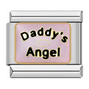 Daddy's Angel Bracelet: Italian Charm DIY Jewelry Style Daddy's Angel Bracelet: Italian Charm DIY Jewelry Style