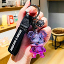 Crystal Bow Tie Bear Keychain Charm Pendant Cute Accessory Crystal Bow Tie Bear Keychain Charm Pendant Cute Accessory